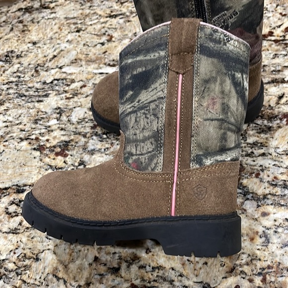 GUC GAME WINNER Boots Infant Girl’s Size 10.0 Camo & Pink Boots Girls Hunting - Picture 12 of 15